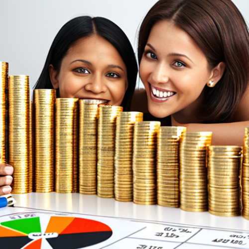 **

Prompt: "A diverse portfolio chart illustrating asset allocation percentages: stocks, bonds, real estate, gold. Goal-based investing concept. Realistic style, bright financial future, happy family."

**