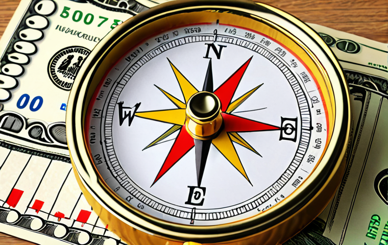 **Image Prompt:** A financial compass pointing towards "wealth." In the background, a simple income/expense ledger. The scene is bright and optimistic, symbolizing the first steps toward financial planning. Include Thai currency elements in the visual.